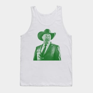 Kevin Costner // green solid style Tank Top